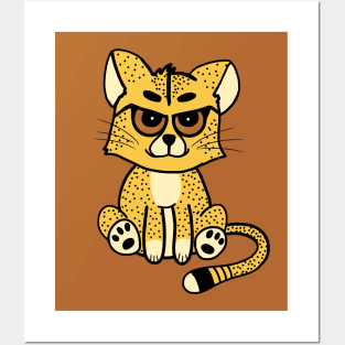 Determined Cheetah (Small Print) Posters and Art